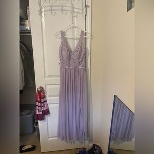 David's Bridal Iris Chiffon Bridesmaid Dress-Size 8